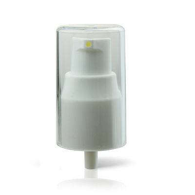 Weißes luftlose Pumpen der Farbe18/410 für Dosierung der Kosmetik-1.5cc/T