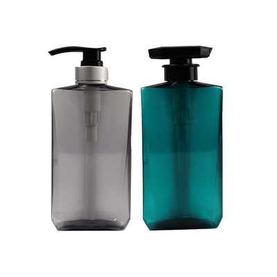 Druck HAUSTIER 250ml der klaren leeren quadratischen Lotions-Pumpflasche für Shampoo-und Conditioner-Flaschen