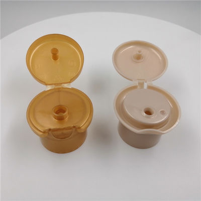 Verschiedene Plastikflasche Flip Top Cap Round Shape der Volumen-Kosmetik-28mm