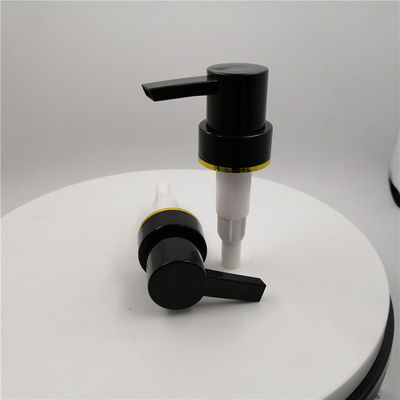 33/410mm Plastikflaschen-Pumpe, Lotions-Zufuhr-Pumpen-Ersatz mit Gold herum