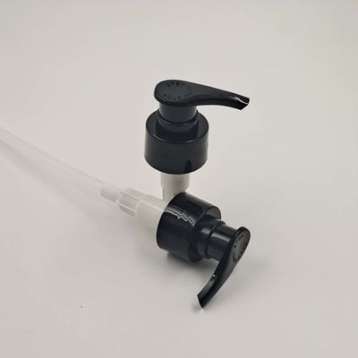 Der Schwarzweiss-- Schrauben-Plastik-28/410mm Dosierung Lotions-Flaschen-der Pumpen-2cc