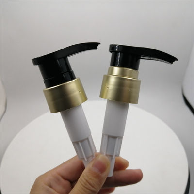 Doppelte Strukturen 28 410 Dosierung Matte Black Soap Dispenser Pumps 4cc