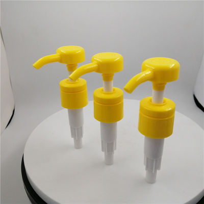 Teller-Seifenspender-Pumpen-gelbe Farbe des Rost-Beweis-Plastik-28mm