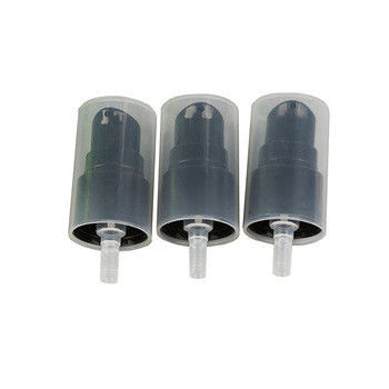 Schwarze kosmetische 18 410 Behandlungs-Pumpe, luftlose Lotions-Pumpe mit Overcap