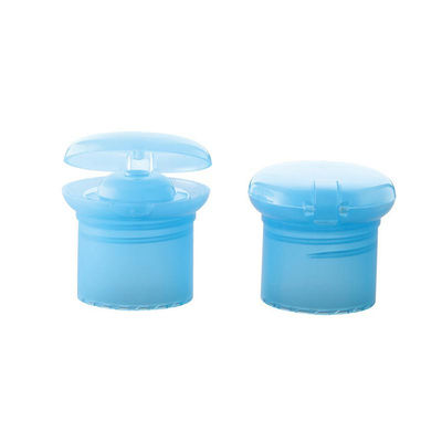 Verschiedene Plastikflasche Flip Top Cap Round Shape der Volumen-Kosmetik-28mm