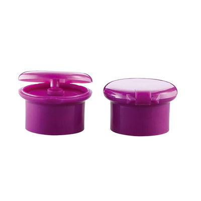 Verschiedene Plastikflasche Flip Top Cap Round Shape der Volumen-Kosmetik-28mm