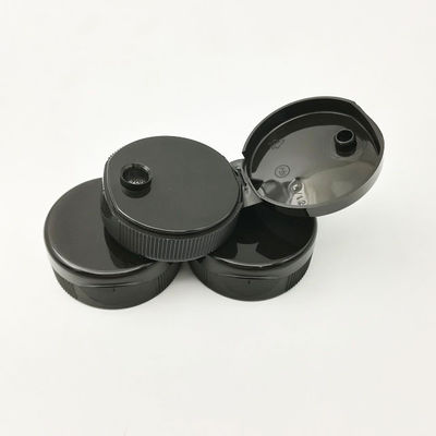 Multi Gebrauchs-schwarze Farbe verschütten nicht Flip Top Cap 28mm für leere Flasche