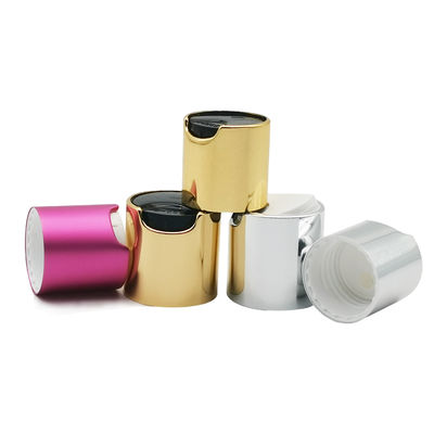 Aluminium-24mm Disketten-Spitze Flip Cap For Shampoo Bottle des Rost-Beweis-