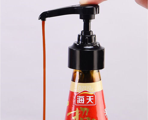 Schwarzes verschütten nicht 38mm Plastikgallonen-Pumpen, Küchen-Gebrauch der Sirup-Pumpen-750ml