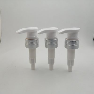 lotions-Flaschen-Pumpen-Ersatz 4cc 28mm Aluminiummit silberner Schließung
