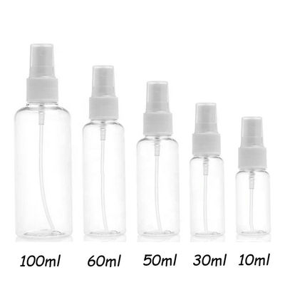 Kundengebundene Farbplastikpumpen-Sprühflaschen 10ml 30ml 50ml 60ml 100ml