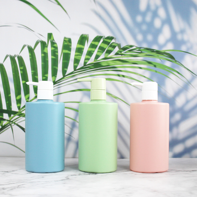 Flaschenhandwäsche Körper-Milchflascheleere Plastikflaschen des HDPE 500ml kosmetische für Shampoo und Conditioner